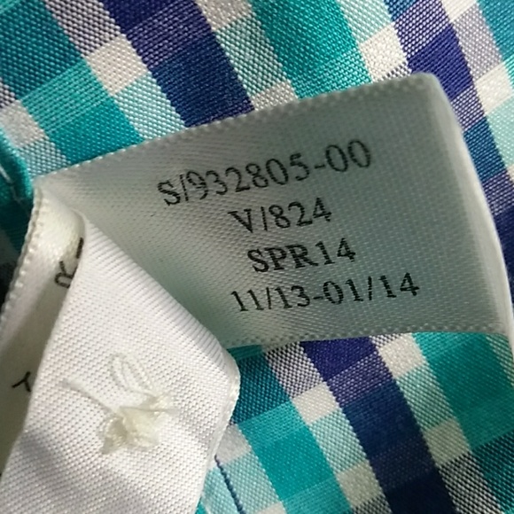 Banana Republic Non- Iron Slim -Fit  Checker shirt - Picture 4 of 5